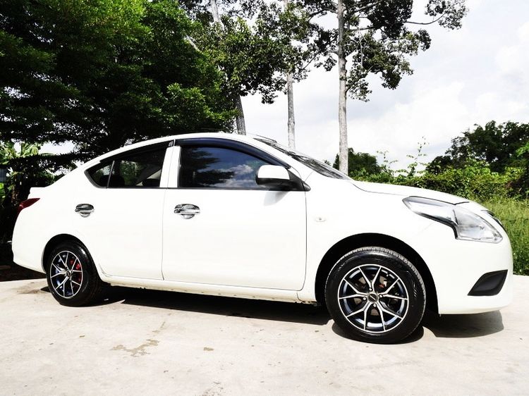 Nissan Almera 2014 1.2 E Sedan เบนซิน ไม่ติดแก๊ส เกียร์อัตโนมัติ ขาว รูปที่ 2