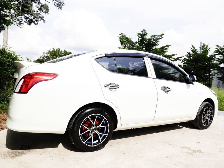 Nissan Almera 2014 1.2 E Sedan เบนซิน ไม่ติดแก๊ส เกียร์อัตโนมัติ ขาว รูปที่ 4