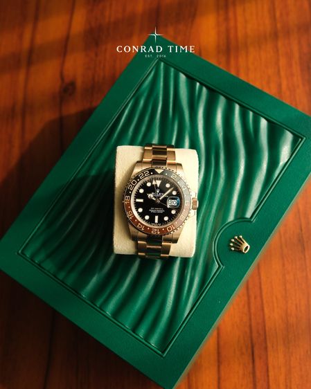 Rolex GMT-Master II 126715CHNR 'Root Beer Black Dial Rose gold Oyster 2021 40mm. Fullset รูปที่ 2