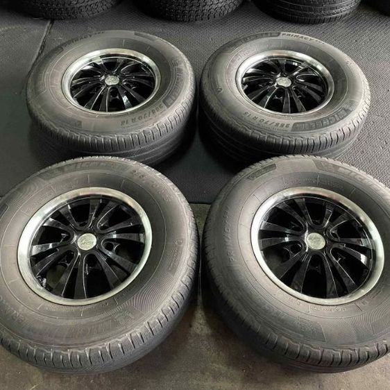 ล้อแม็กขอบ15 6รูขายพร้อมยาง255 70 15