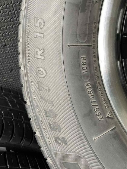 ล้อแม็กขอบ15 6รูขายพร้อมยาง255 70 15 รูปที่ 3