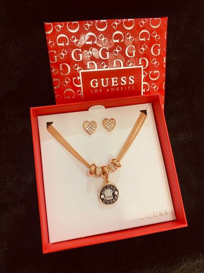 จิวเวอรี่ ชุดเซ็ทเครื่องประดับ Guess USA แท้ 💯 สินค้านำเข้า เซทสร้อย และต่างหู ส่งฟรี