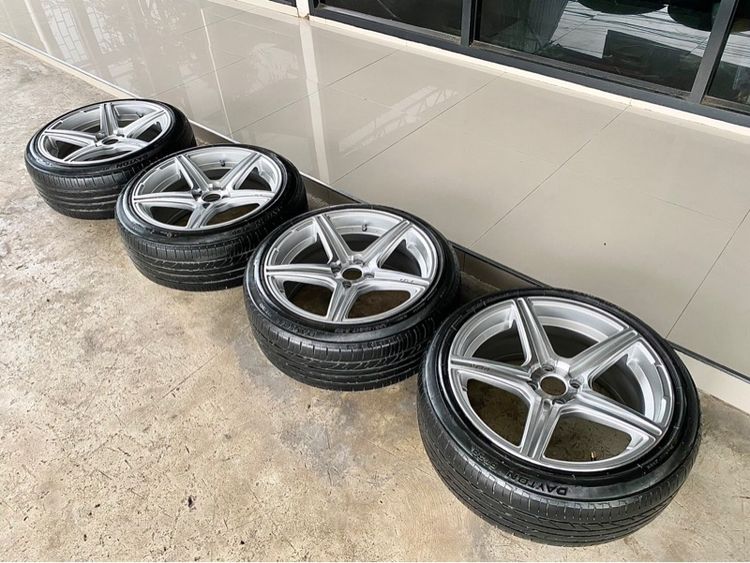 ล้อแม็ก AD 1 แท้ ขอบ 17 ยางพอใช้ dayton 205 45 17 ปี18