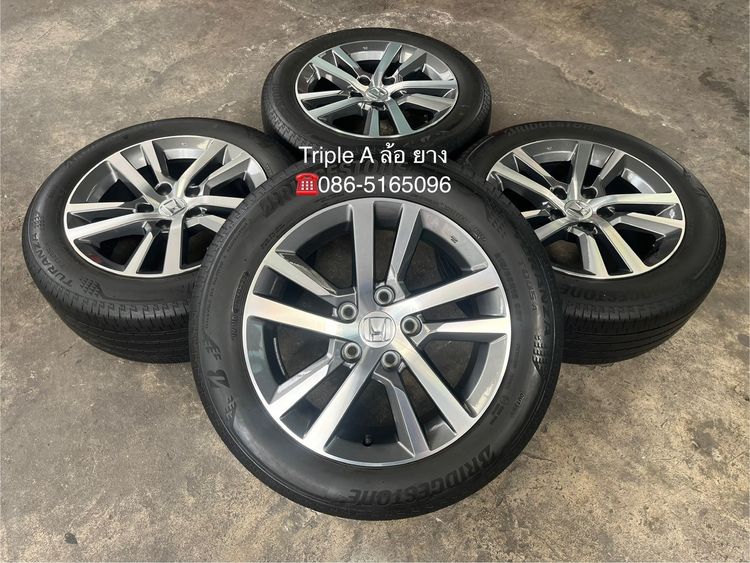 อื่นๆ อะลูมิเนียมอัลลอย 16" ✨ล้อแม็กป้ายแดง✨Honda Civic FE รุ่นใหม่ ขอบ 16 พร้อมยาง 215-55-16 Bridgestone💥ปี 22💥