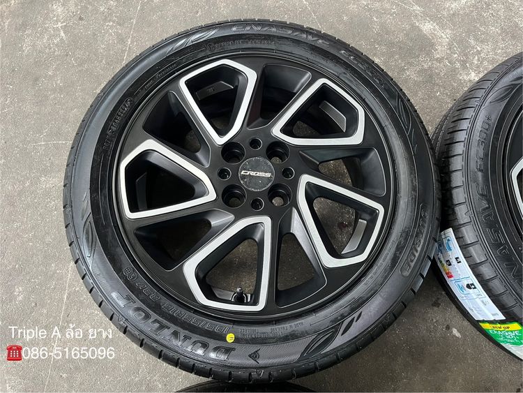 ✨ล้อแม็ก✨Toyota Yaris Cross ขอบ 16 ดำหน้าเงา พร้อมยางใหม่💯185-55-16 Dunlop♨️ปี 24♨️ รูปที่ 4