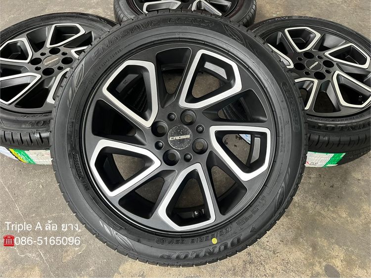 ✨ล้อแม็ก✨Toyota Yaris Cross ขอบ 16 ดำหน้าเงา พร้อมยางใหม่💯185-55-16 Dunlop♨️ปี 24♨️ รูปที่ 2