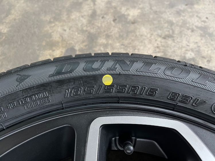 ✨ล้อแม็ก✨Toyota Yaris Cross ขอบ 16 ดำหน้าเงา พร้อมยางใหม่💯185-55-16 Dunlop♨️ปี 24♨️ รูปที่ 8