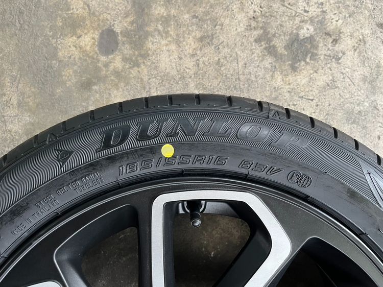 ✨ล้อแม็ก✨Toyota Yaris Cross ขอบ 16 ดำหน้าเงา พร้อมยางใหม่💯185-55-16 Dunlop♨️ปี 24♨️ รูปที่ 6