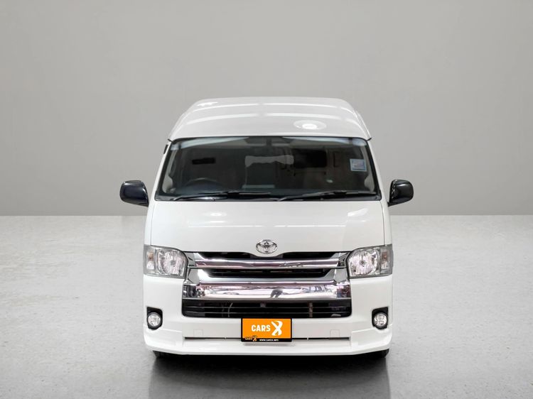 Toyota Commuter 2019 3.0 Van ดีเซล ไม่ติดแก๊ส เกียร์อัตโนมัติ ขาว รูปที่ 3