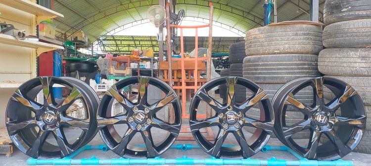 แม็กฮอนด้า18 กว้าง8 et50 สีอบpowder coat ใส่ accord CRV civic HRVอื่นๆ 5 รู 114 รูปที่ 10
