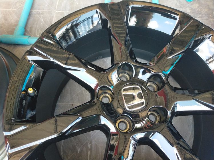 แม็กฮอนด้า18 กว้าง8 et50 สีอบpowder coat ใส่ accord CRV civic HRVอื่นๆ 5 รู 114 รูปที่ 6