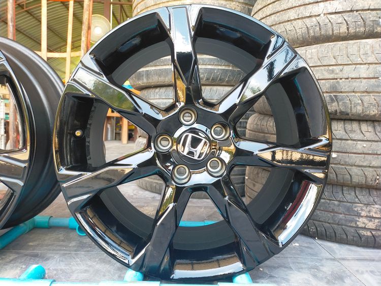 แม็กฮอนด้า18 กว้าง8 et50 สีอบpowder coat ใส่ accord CRV civic HRVอื่นๆ 5 รู 114 รูปที่ 4