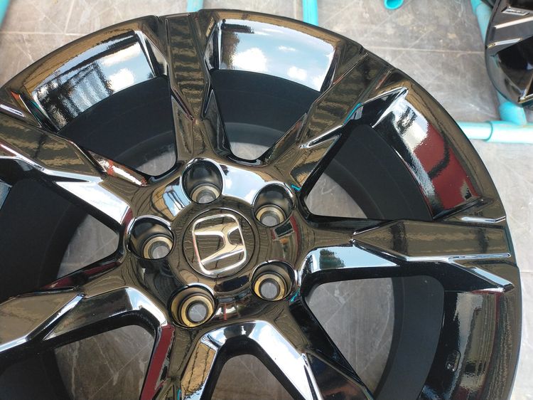 แม็กฮอนด้า18 กว้าง8 et50 สีอบpowder coat ใส่ accord CRV civic HRVอื่นๆ 5 รู 114 รูปที่ 7