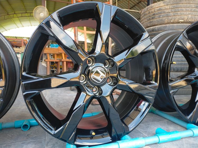 แม็กฮอนด้า18 กว้าง8 et50 สีอบpowder coat ใส่ accord CRV civic HRVอื่นๆ 5 รู 114 รูปที่ 2