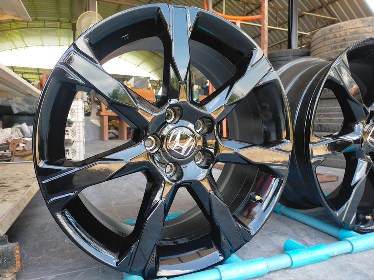 แม็กฮอนด้า18 กว้าง8 et50 สีอบpowder coat ใส่ accord CRV civic HRVอื่นๆ 5 รู 114