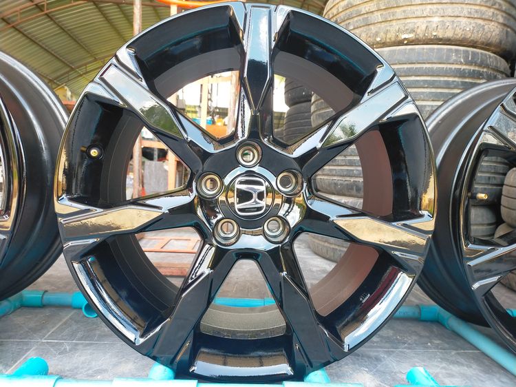 แม็กฮอนด้า18 กว้าง8 et50 สีอบpowder coat ใส่ accord CRV civic HRVอื่นๆ 5 รู 114 รูปที่ 3