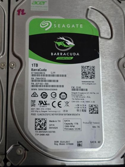 Hdd sata 3.5 1Tb , 500Gb รูปที่ 5