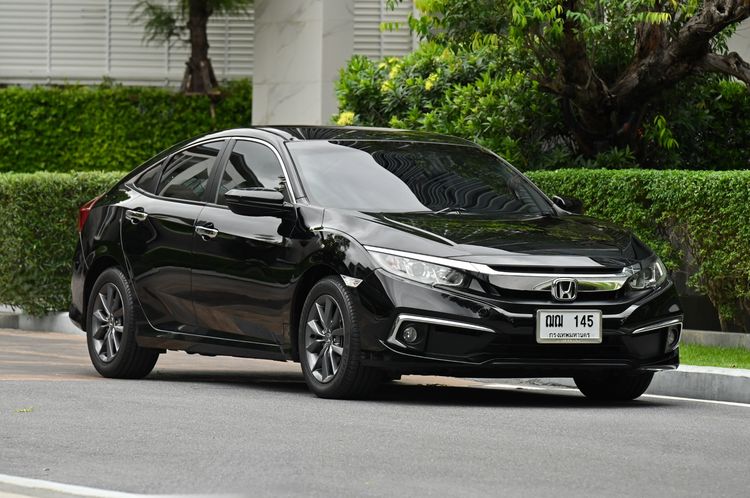 Honda Civic 2020 1.8 EL i-VTEC Sedan เบนซิน ไม่ติดแก๊ส เกียร์อัตโนมัติ ดำ รูปที่ 2