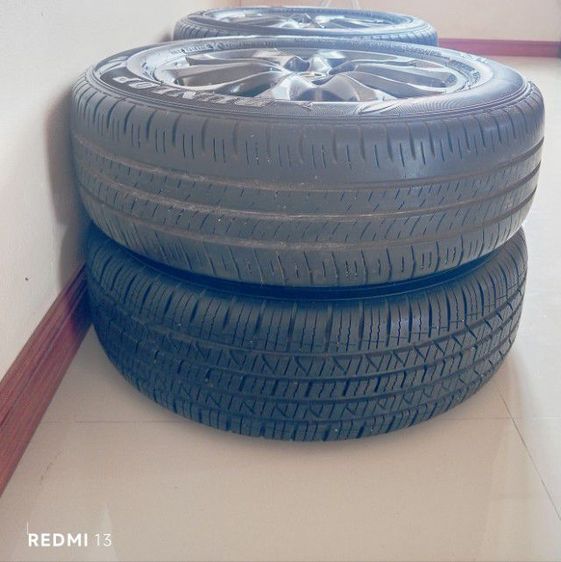 ล้อแม็ก Mazda 2 ปี 2018 ขอบ 15 นิ้ว พร้อมยาง Dunlop 185 65 R15 ยาง 3 เส้นอายุ 2 ปี 1 เส้นใหม่สภาพดี รอยเล็กน้อย รูปที่ 8