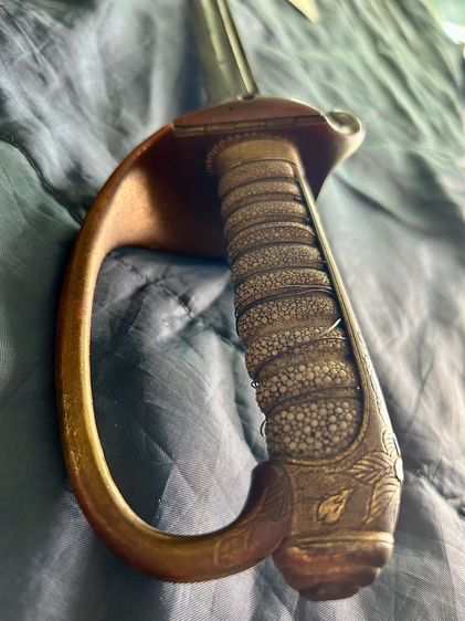 ขายดาบซามูไร-ดาบ Kyu-Gunto naval officers sword ยุคเมจิตอนปลาย รูปที่ 5