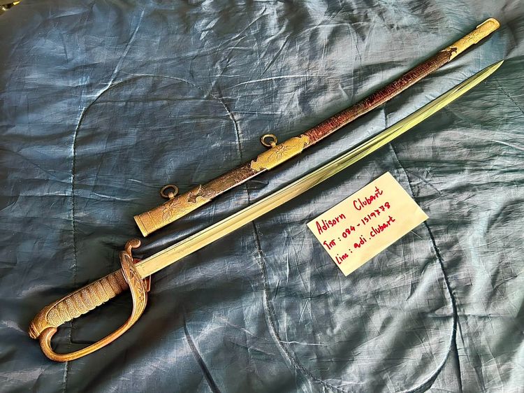 ขายดาบซามูไร-ดาบ Kyu-Gunto naval officers sword ยุคเมจิตอนปลาย รูปที่ 3