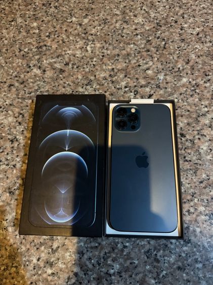 ขายไอโฟน12ProMaxสีใหม่Pacific Blue256กิ๊กสูนTrueมีกล่องอีมี่ตรงใช้งานดีถูกมากกกก รูปที่ 2