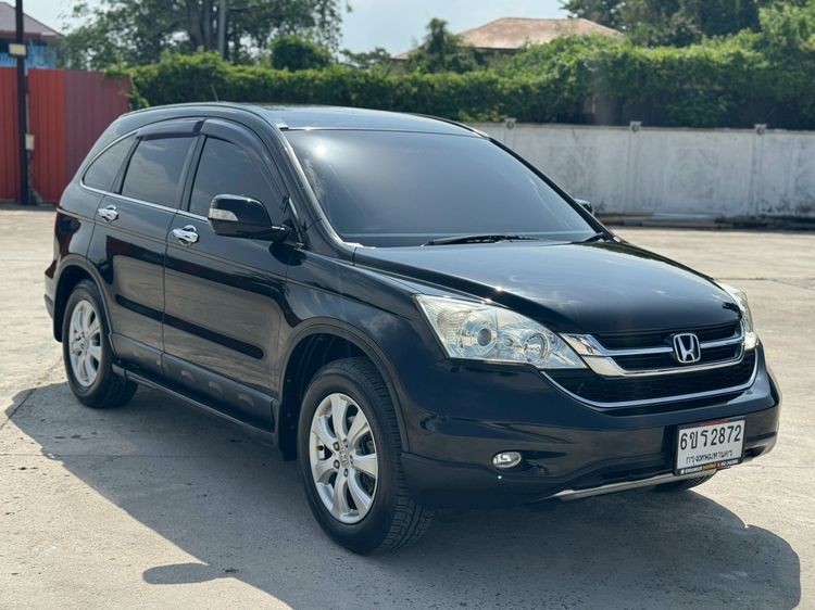 Honda CR-V 2012 2.0 E Utility-car เบนซิน ไม่ติดแก๊ส เกียร์อัตโนมัติ ดำ รูปที่ 2