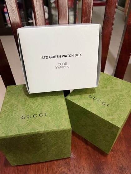 GUCCI GG2570 Blue Dial 40 mm Green and Red Nylon Watch YA142305 รูปที่ 10