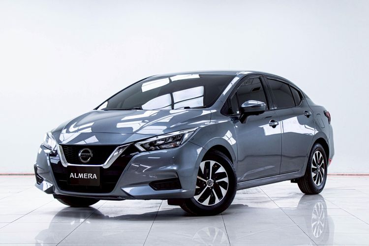 Nissan Almera 2020 1.0 V Sedan เบนซิน ไม่ติดแก๊ส เกียร์อัตโนมัติ เทา รูปที่ 4
