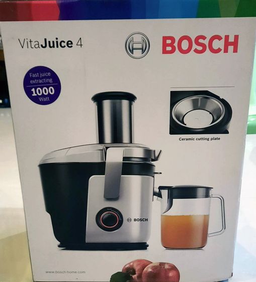 เครื่องสกัดน้ำผลไม้ แยกกาก ใหม่มือหนึ่ง BOSCH รุ่น MES4000 (1.50ลิตร 1000วัตต์)