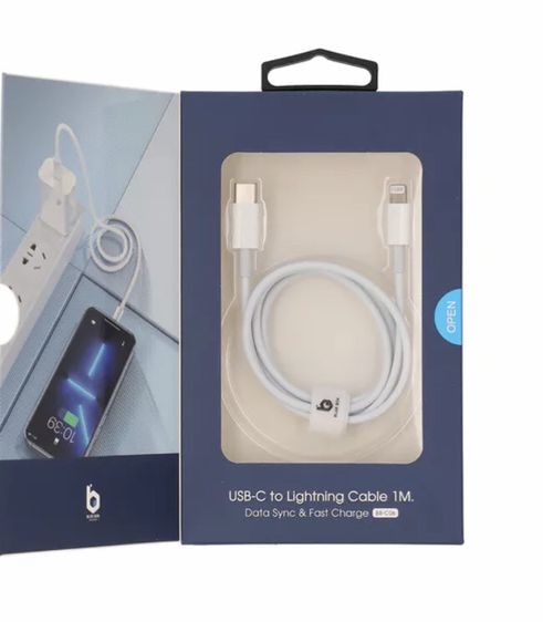 สายชาร์จ ไอโฟน USB-C to Lighting (1M) รูปที่ 6