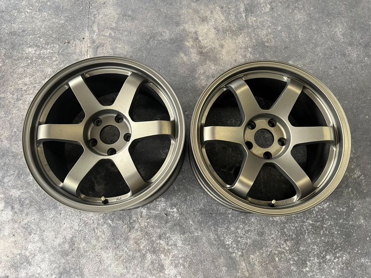 อื่นๆ อะลูมิเนียมอัลลอย 17" ✨ล้อแม็ก 2 วง✨5รู114✨TE37 ขอบ 17 (งาน ROTA)