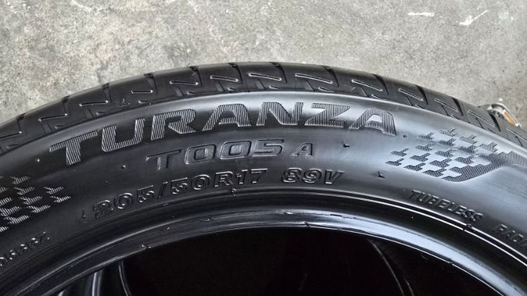 205​ 50​ 17​ ปี23 Bridgestone Turanza​ T005A​
นุ่มเงียบสุดๆพร้อมใช้อีกนาน​ ผลิต​กลางปี23 ติดรถลงพื้น​ปลายปี​​ ชุด​4เส้น​ 4,900​ บาท รูปที่ 6
