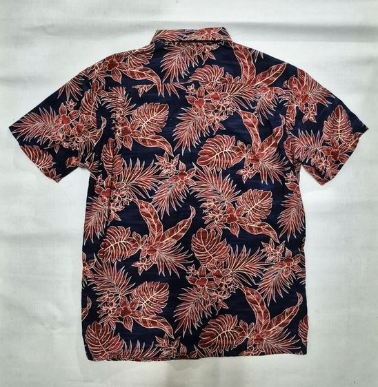 Uniqlo เสื้อฮาวาย ลายสวยสีกลมแดง รูปที่ 2