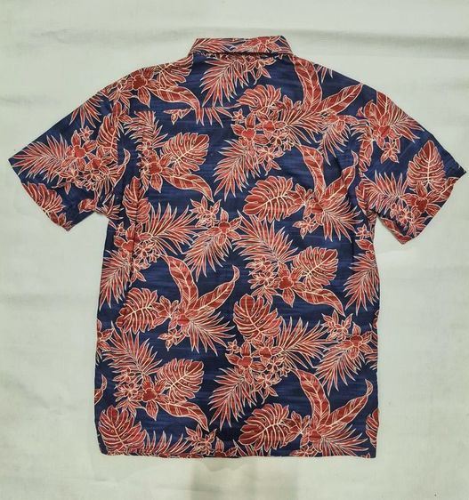 Uniqlo เสื้อฮาวาย ลายสวยสีกลมแดง รูปที่ 6