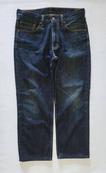 Levi's 702 กางเกงยีนส์สีน้ำเงินเข้มออกเฟส รูปที่ 4