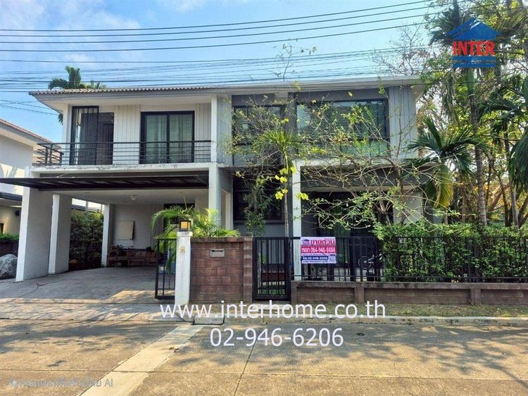 บ้านเดี่ยว 2 ชั้น 77.3 ตร.ว. หมู่บ้านเดอะแกรนด์ พระราม2 ใกล้ตลาดสดมหาชัยเมืองใหม่ ถนนพระราม2 เมืองสมุทรสาคร สมุทรสาคร