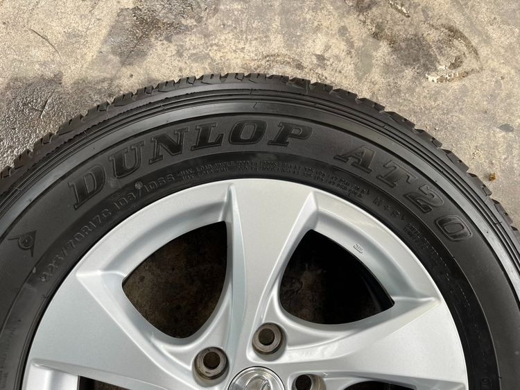 ✨ล้อแม็ก 5รู114✨Toyota ขอบ 17 พร้อมยาง 225-70-17 Dunlop ปี 21🚘ใส่ Vigo Revo ได้เลย รูปที่ 6