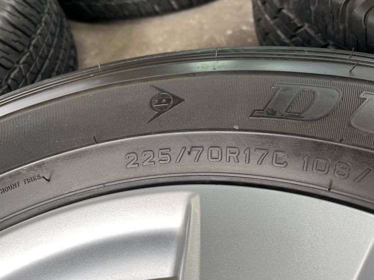 ✨ล้อแม็ก 5รู114✨Toyota ขอบ 17 พร้อมยาง 225-70-17 Dunlop ปี 21🚘ใส่ Vigo Revo ได้เลย รูปที่ 8