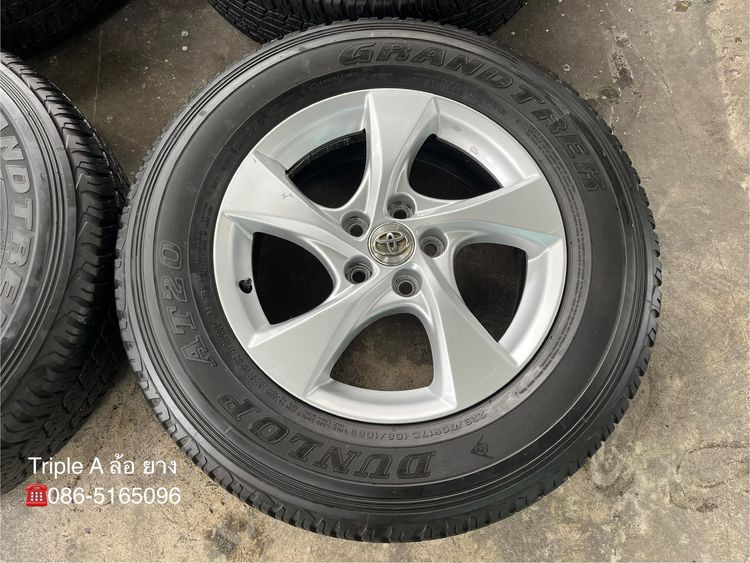 ✨ล้อแม็ก 5รู114✨Toyota ขอบ 17 พร้อมยาง 225-70-17 Dunlop ปี 21🚘ใส่ Vigo Revo ได้เลย รูปที่ 3