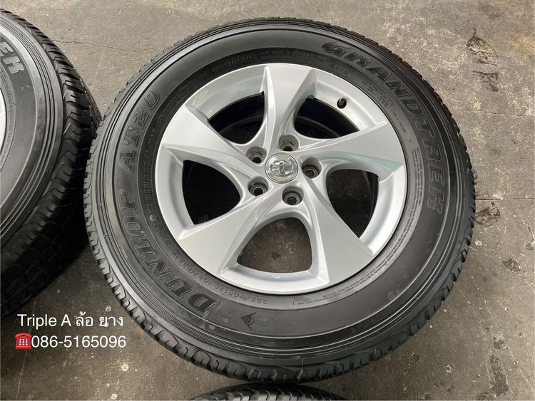 ✨ล้อแม็ก 5รู114✨Toyota ขอบ 17 พร้อมยาง 225-70-17 Dunlop ปี 21🚘ใส่ Vigo Revo ได้เลย รูปที่ 5
