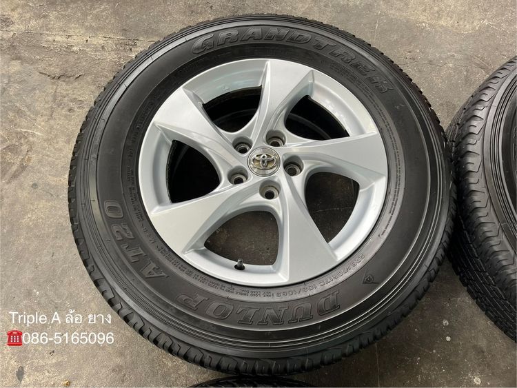 ✨ล้อแม็ก 5รู114✨Toyota ขอบ 17 พร้อมยาง 225-70-17 Dunlop ปี 21🚘ใส่ Vigo Revo ได้เลย รูปที่ 4