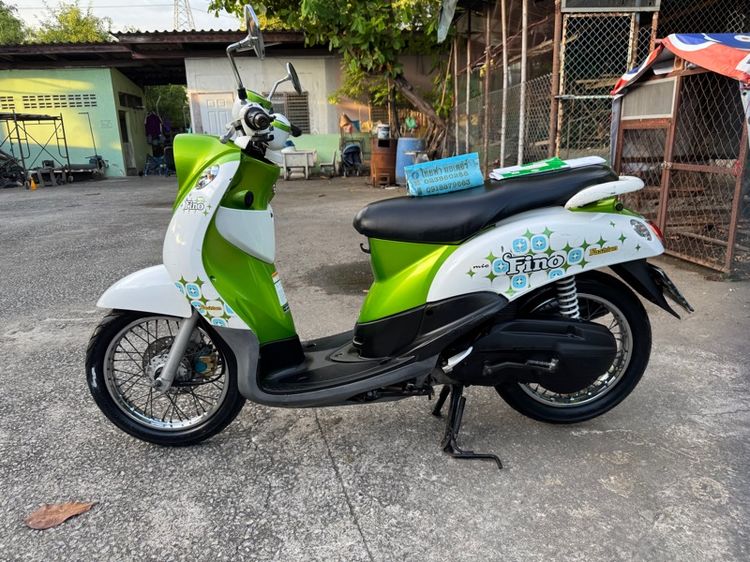 YAMAHA Fino115คาร์บูออโต้ สตาร์ทมือ สภาพรถเดิมๆเครื่องดีมากสีสวยมากต้องมาดูของจริง มีสถานที่ให้ทดลองขับขี่ก่อนซื้อ รูปที่ 3