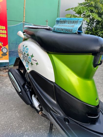 YAMAHA Fino115คาร์บูออโต้ สตาร์ทมือ สภาพรถเดิมๆเครื่องดีมากสีสวยมากต้องมาดูของจริง มีสถานที่ให้ทดลองขับขี่ก่อนซื้อ รูปที่ 14