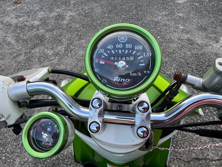 YAMAHA Fino115คาร์บูออโต้ สตาร์ทมือ สภาพรถเดิมๆเครื่องดีมากสีสวยมากต้องมาดูของจริง มีสถานที่ให้ทดลองขับขี่ก่อนซื้อ รูปที่ 4