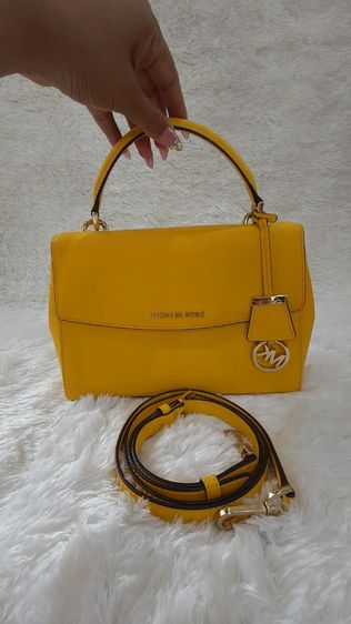 กระเป๋าสะพายยาวได้ Michael kors สีเหลืองมาสตาด 2ใบแม่ลูก รูปที่ 10