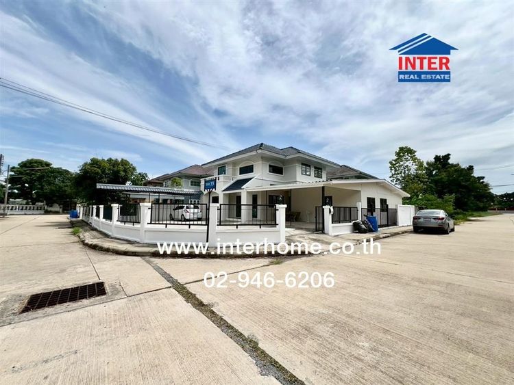 บ้านเดี่ยว 2 ชั้น 95 ตร.ว. หมู่บ้านเดอะ ลากูน1-2 เยื้องตลาดโรงเกลือท้ายเกาะ ปทุมธานี ถนนปทุมธานี-สามโคก-เสนา สามโคก ปทุมธานี