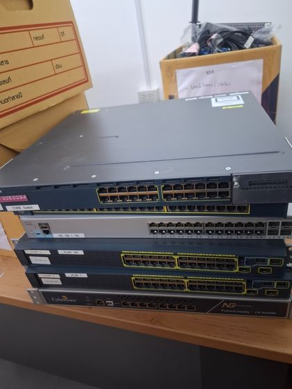 ต้องการอุปกรณ์ไอที Network Switch Firewall