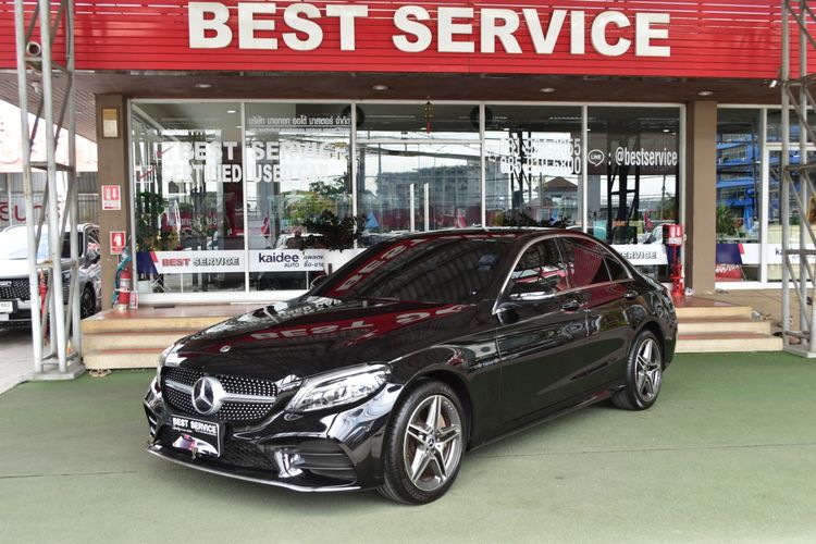Mercedes-Benz C-Class 2020 C300 Sedan ไฮบริด ไม่ติดแก๊ส เกียร์อัตโนมัติ ดำ