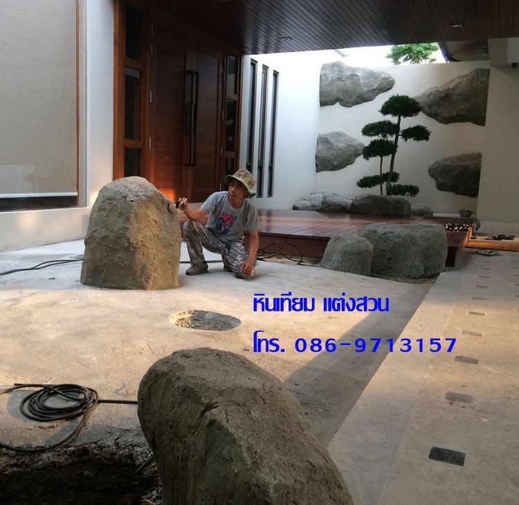 ประติมากรรมปั้นปูนสด งานปั้นปูนนูนต่ำ โดยช่างปั้นปูน และรับเพ้นท์บ้าน รูปที่ 13